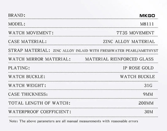 UTHAI W40 Watch For Women Pearl Fritillary Square Waterproof Fashion Luxury Amethyst Diamond inlaid Lady Bracelet Wristwatches