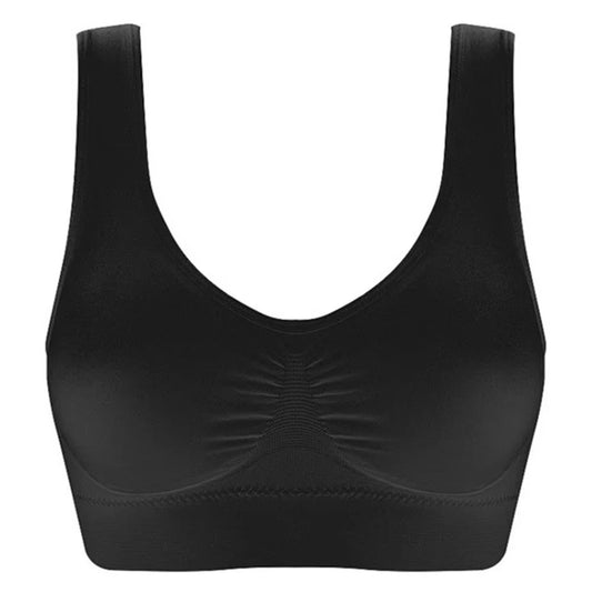 Women's Seamless Bra, Suspender, Tank Short Top, Solid Color, Sports Gym, Running, Fitness, Yoga