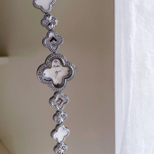 Silver Bracelet women's watch inlaid with diamonds luxury high-end 2025 new Medieval Watch