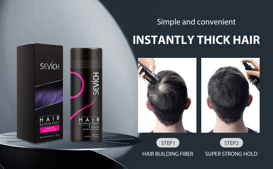 Sevich Hair Fibers Keratin Thickening Spray Hair Building Fiber Poudre Instant Regrowth Powders Hair Loss Conceale Hair Growth