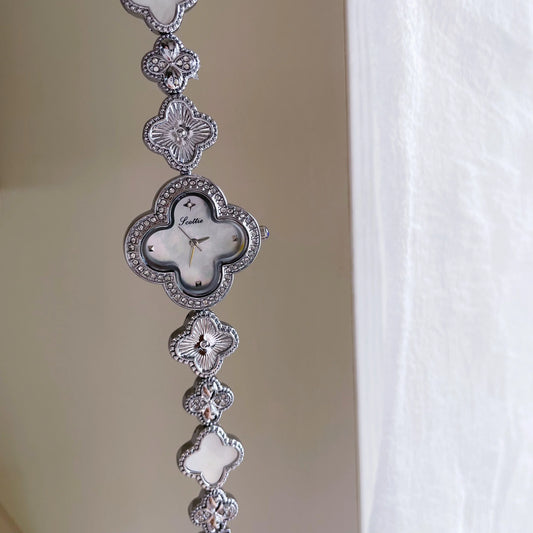 Silver Bracelet women's watch inlaid with diamonds luxury high-end 2025 new Medieval Watch