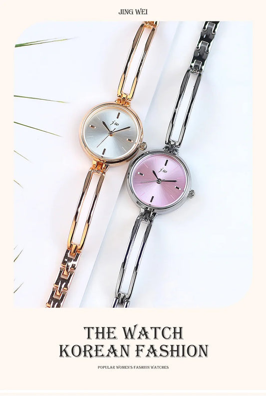 UTHAI W99 Watch For Women Simple Round College Student Watch Light Luxury High end Ladies Fashion Quartz Bracelet Watches Gift