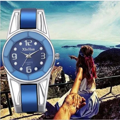 UTHAI L32 Watch For Men Light Luxury Metal Women's Fashion Quartz Bracelet Wristwatch Clock Female Girl StudentCouple Watches