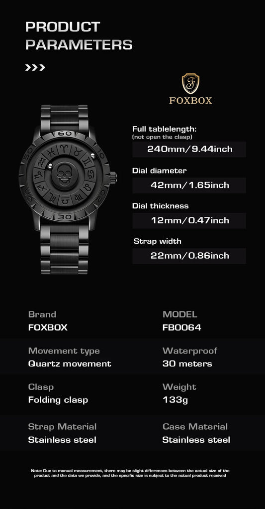 FOXBOX Men Watch LIGE Brand Creative Stainless Steel Band Scrolling Beads Quartz Watches for Men Magnetic Force Waterproof Clock