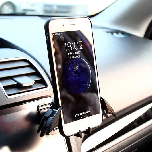 Bat Car Mobile Phone Holder Car Air Outlet Mobile Phone Holder Navigation Support for 4-6.5 Inch Devices Creative Car Interior