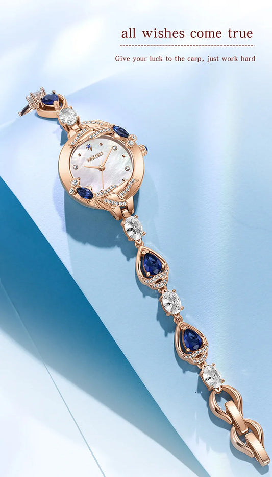 UTHAI W42 Watch For Women Brand Beimu Waterproof Advanced Light Luxury Jewelry Diamond Ladies Bracelet Watches Valentines Gift