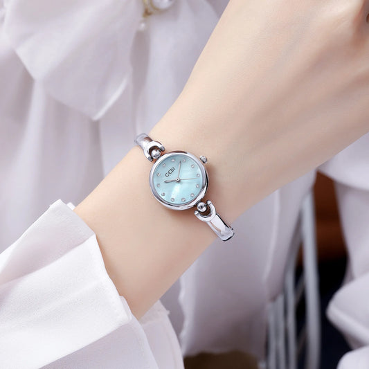 UTHAI W34 Women's Bracelet Watch Light Luxury Simple Exquisite Round Dial Waterproof Clock Lady Fashion Korean Quartz Watches