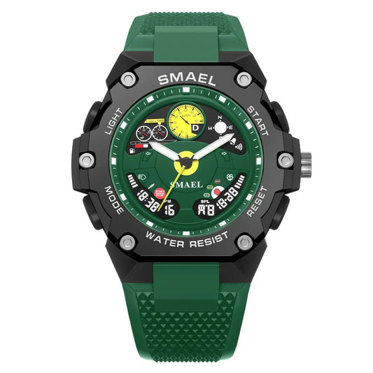 SMAEL Brand Waterproof Dropshipping Watch Alarm Clock 8092 Young Fashion Quartz Sport Wristwatches