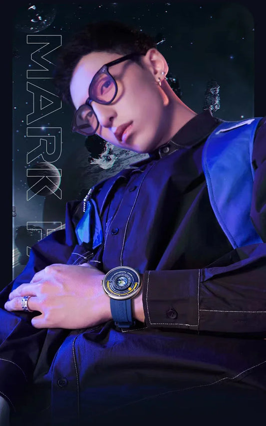 Fairwhale Watches for Man 5700 Mens Watch Fashion Planet Design Dial Silicone Strap Waterproof Quartz Wristwatches Reloj Hombre