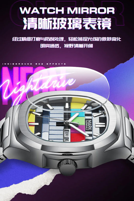 2025 Business Watches Men Brand Mark Fairwhale Fashion Original Retro Design Quartz Wristwatch Man With Calendar Week Hot Sell