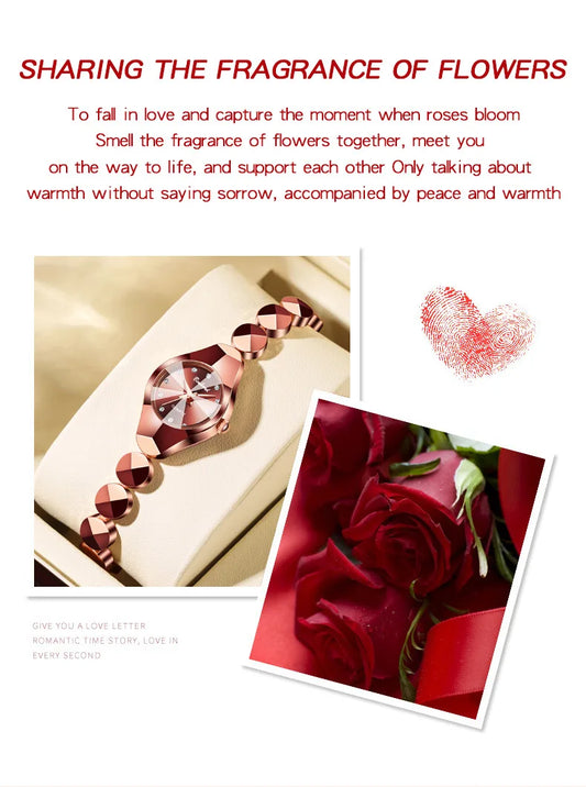 BINBOND 220 Women's Watch Waterproof High End Exquisite Bracelet Fashion Ins Style Light Luxury Quartz Watches for Woman Часы