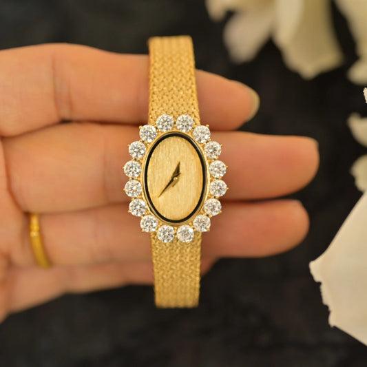 2025 New Women's Watch Medieval Diamond Vintage Retro Luxury Elegance High Quartz Retro Gold Clock
