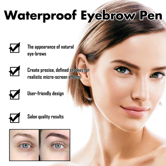 4 Forks Eyebrow Pencil Waterproof Long Lasting Dark Gray/Red Brown NO Smudging Eyes Liquid Eye Brows Pen Female Makeup Products