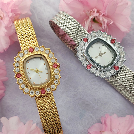 2025 New Bracelet Watch Exquisite Lady Style Versatile Girlfriend Gift Fashion Accessories Diamond encrusted Watch