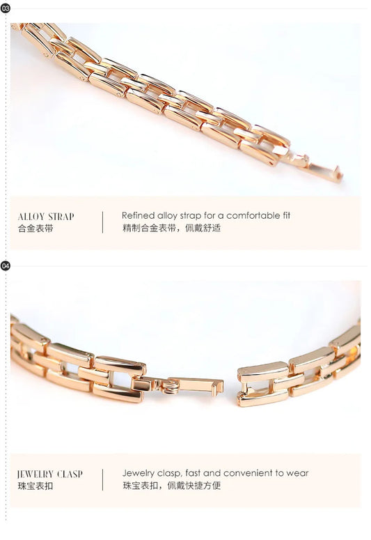 Watch For Women Diamond Bracelet Watch Female Girl Student Digital High end Fashion Quartz Wristwatch Ladies Watches Gift