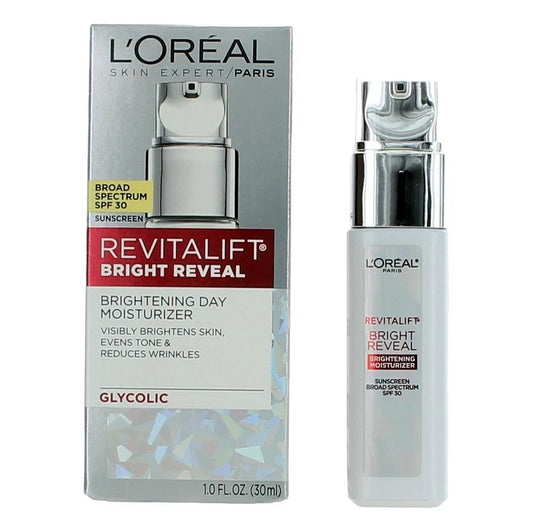 L'Oreal Revitalift Bright Reveal by L'Oreal, 1 oz Brightening Day Moisturizer SPF 30-0