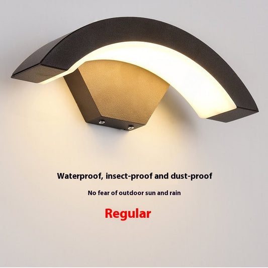 Led Human Body Induction Outdoor Rain Wall Lamp